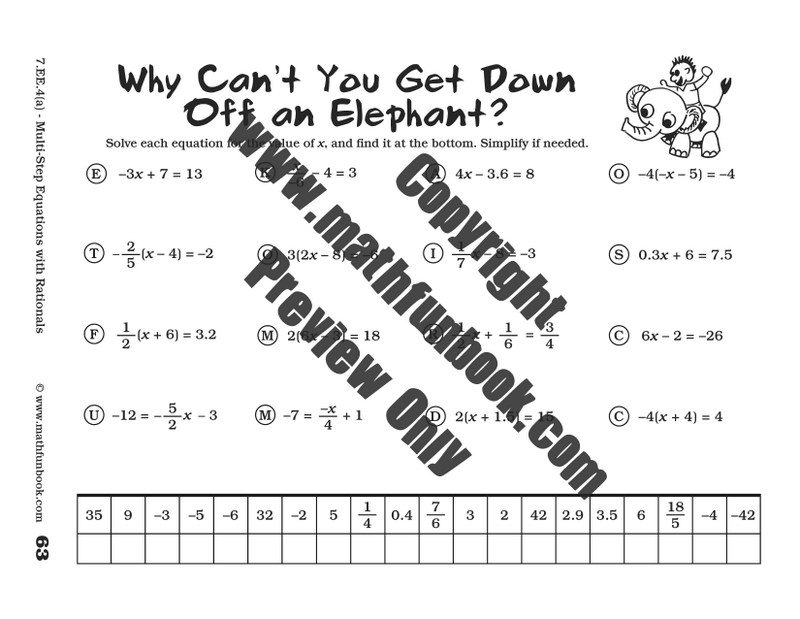 Grade 7 Common Core Math Worksheets - Math Funbook